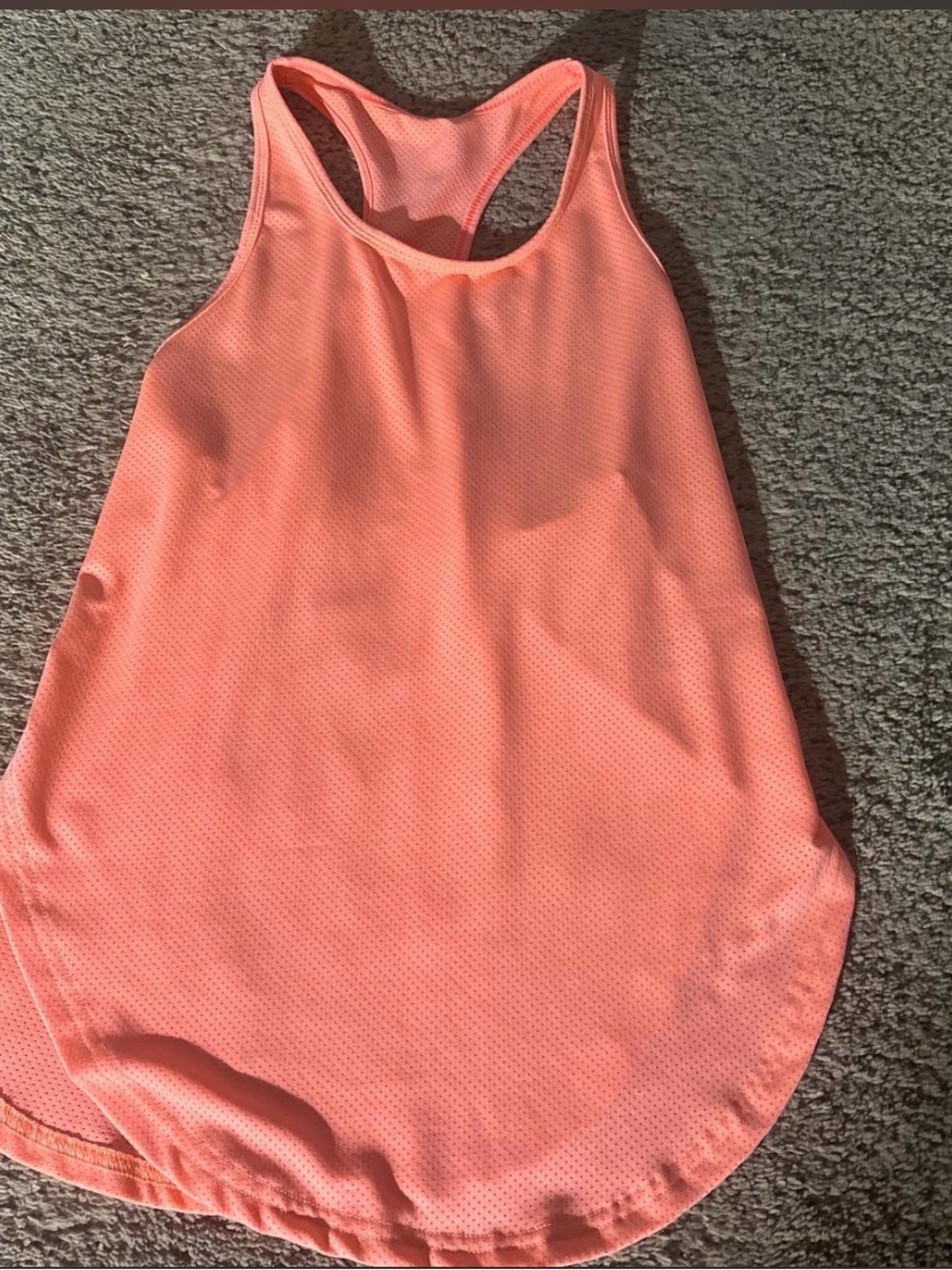 SHEIN Coral Racerback Tank Top